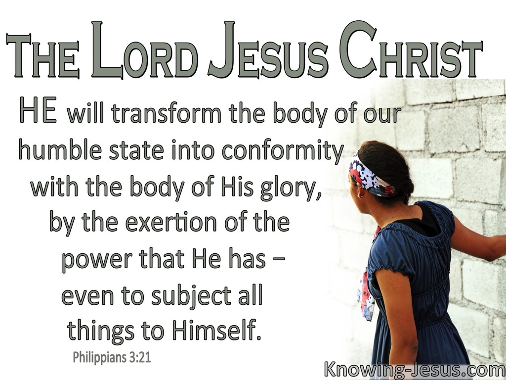Philippians 3:21 The Body Of His Glory (sage)